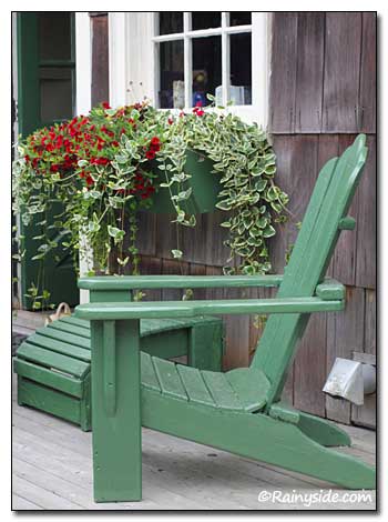 Green Adirondack Chair