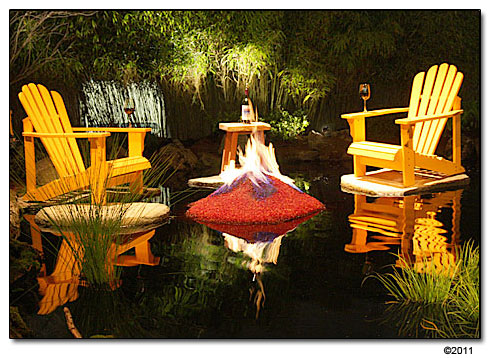 Dazzling display garden at Portland's premiere garden show.